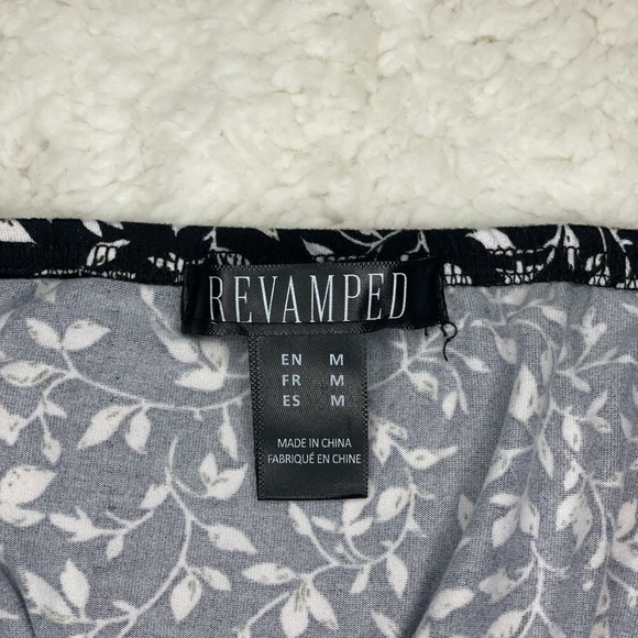 Revamped Women's Black and White Cropped Top with Adjustable Traps - Medium - Picture 5 of 8